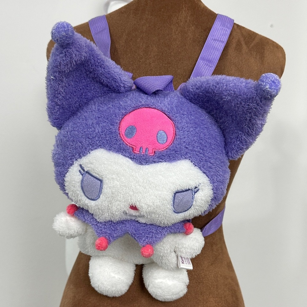 Sanrio Kuromi Plush Backpack - Kuromi plush backpack by Eikoh